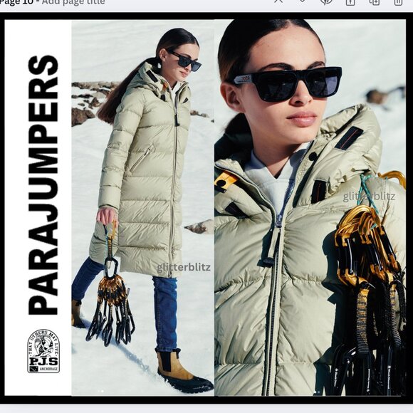 Free People X Parajumpers Panda Down Jacket - Women's - Tapioca - Medium NWT - Picture 1 of 9